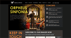 Desktop Screenshot of orpheusfoundation.com
